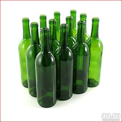 Лот: 18141578. Фото: 1. Бутылка винная 0,75 л зеленая... Тара, измерительные приборы и сопутствующие товары