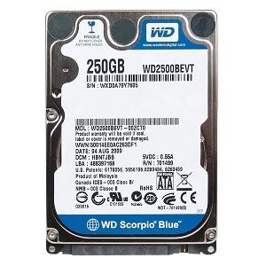Лот: 4737640. Фото: 1. hdd sata 2.5" 250GB жесткий диск... Жёсткие диски (HDD)