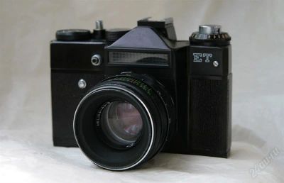 Лот: 1039427. Фото: 1. Зенит ЕТ + Helios-44-2. Плёночные зеркальные
