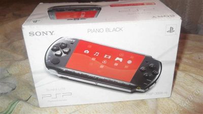 Лот: 2920158. Фото: 1. psp 3008 piano&black slim&lite... Игровые приставки, консоли