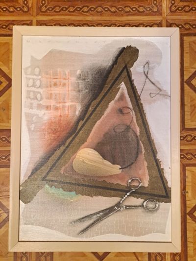 Лот: 19330891. Фото: 1. Картина маслом, натюрморт. Картины, рисунки