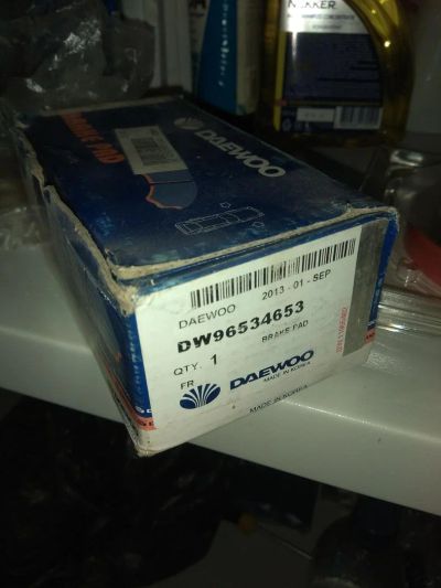 Лот: 10214152. Фото: 1. Тормозные колодки на daewoo gentra... Тормозная система
