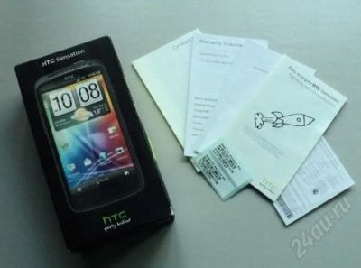 Лот: 2913215. Фото: 1. Коробка от HTC Sensation. Коробки, инструкции
