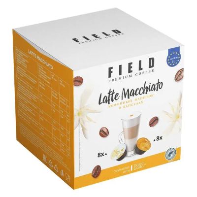 Лот: 24506912. Фото: 1. Кофе в капсулах Field Latte Macchiato... Чай, кофе, какао