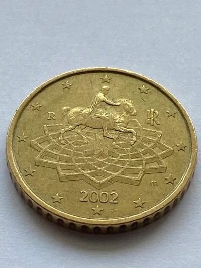 Лот: 21424553. Фото: 1. Монета 50 евроцентов 2002 год... Европа