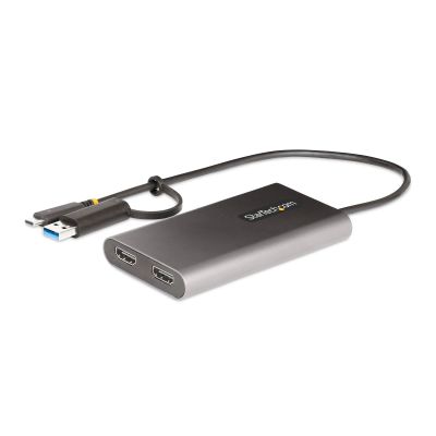 Лот: 21437232. Фото: 1. Адаптер StarTech USB-C to Dual-HDMI... USB-флеш карты