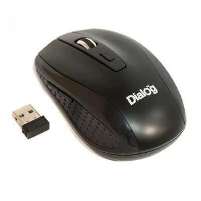 Лот: 4956544. Фото: 1. Мышь MROP-01U BLаCK Dialog Pointer... Клавиатуры и мыши