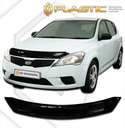 Лот: 13003501. Фото: 1. Дефлектор капота KIA CEE"D 2010-2012г. Детали тюнинга