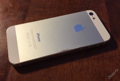 Лот: 5798946. Фото: 1. iPhone 5 32Gb white. Смартфоны