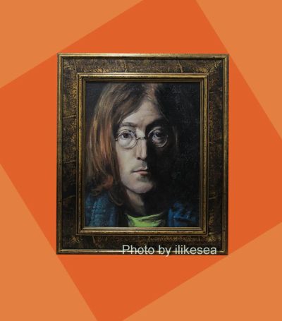Лот: 12516401. Фото: 1. Портрет Джон Леннон The Beatles. Картины, гравюры