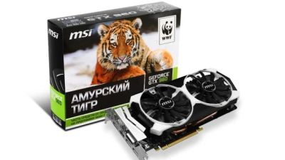 Лот: 8240087. Фото: 1. Видеокарта PCI-E MSI GeForce GTX... Видеокарты