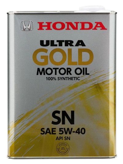 Лот: 8643047. Фото: 1. Honda Ultra Gold, 5W-40, 4L... Масла, жидкости