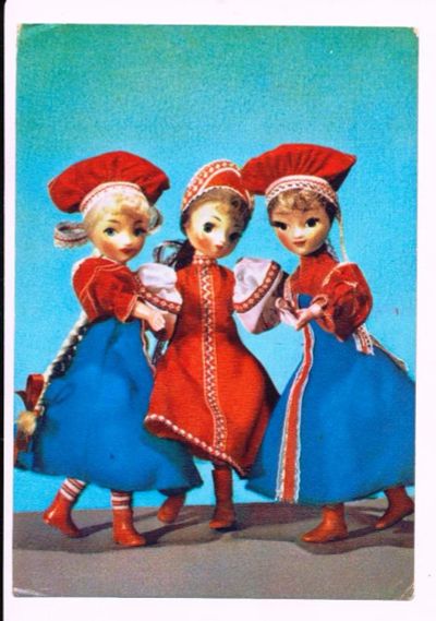 Лот: 6793142. Фото: 1. открытка из серии Куклы * С.С... Открытки, конверты