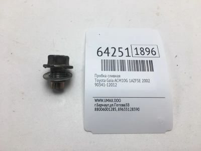 Лот: 20403035. Фото: 1. Пробка сливная Toyota Gaia 2002... Кузов