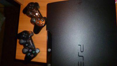 Лот: 4946438. Фото: 1. PS3 Slim 320Gb. Игровые приставки, консоли