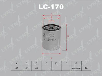 Лот: 13357116. Фото: 1. Lynx LC-170 Масляный фильтр. Расходные материалы