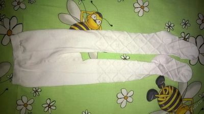 Лот: 5892025. Фото: 1. Колготки белые новые. Носки, колготки