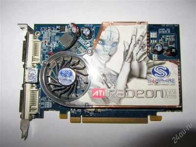 Лот: 1301319. Фото: 1. Sapphire Radeon X1650 PRO PCI-Express. Видеокарты