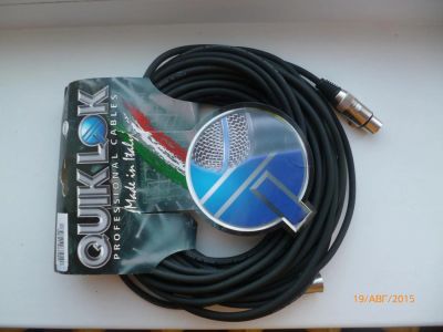 Лот: 5982350. Фото: 1. микрофонный кабель Quik Lok CM175-15. Другое (музыкальные инструменты и оборудование)