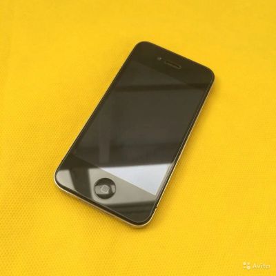 Лот: 7759545. Фото: 1. iPhone 4 black 16Гб. Смартфоны