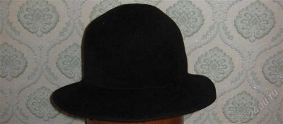 Лот: 1246997. Фото: 1. черная шляпа. Головные уборы