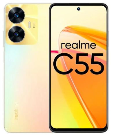 Лот: 20537485. Фото: 1. Смартфон Realme C55 6/128GB, Перламутровый. Смартфоны