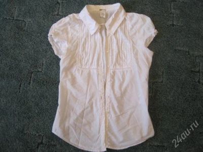 Лот: 1045445. Фото: 1. Блузка H&M для девочки к школе. Рубашки, блузки, водолазки