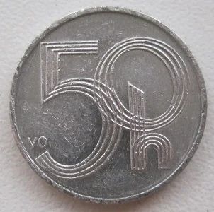 Лот: 12131737. Фото: 1. Чехия 50 геллеров 2007. Европа