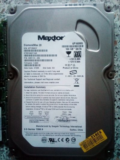 Лот: 15329300. Фото: 1. Жесткий диск Maxtor. Жёсткие диски (HDD)