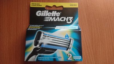 Лот: 16459854. Фото: 1. Лезвия кассеты Gillette Mach3... Бытовая химия