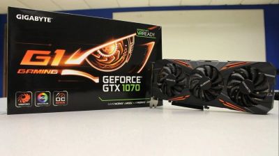 Лот: 11365055. Фото: 1. Видеокарта Gigabyte GeForce GTX... Видеокарты