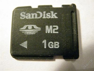 Лот: 2572573. Фото: 1. Карта памяти M2 San Disk 1GB. Карты памяти