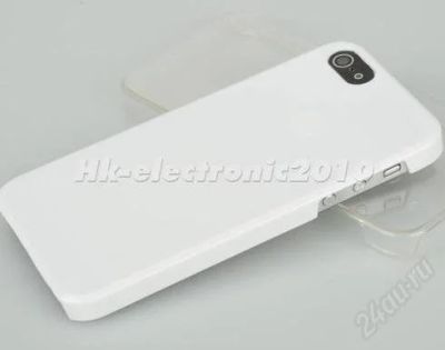 Лот: 2204383. Фото: 1. Чехол для iPhone 5 (белый, новый... Чехлы, бамперы