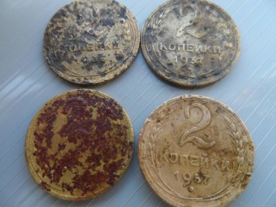 Лот: 10849156. Фото: 1. 2 копейки 1937 (1936, 1952, 1957... Россия и СССР 1917-1991 года