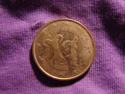 Лот: 3962681. Фото: 1. 5 евроцентов 2008, Кипр, муфлон. Европа
