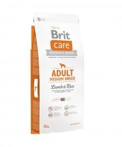 Лот: 2321605. Фото: 1. Brit Care Lamb Adult Medium Beed... Корма