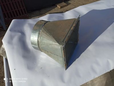 Лот: 15737517. Фото: 1. Переход квадрат 250х250/ на круг... Вентиляция