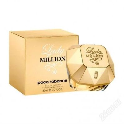 Лот: 2192790. Фото: 1. Paco Rabanne "Lady Million" 80ml. Женская парфюмерия