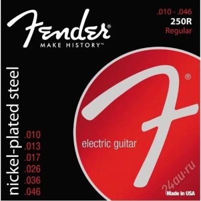 Лот: 1787328. Фото: 1. Струны для электрогитары Fender... Аксессуары, комплектующие