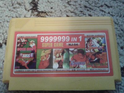 Лот: 4561391. Фото: 1. 9999999 in 1 dendy катридж. Игры для консолей