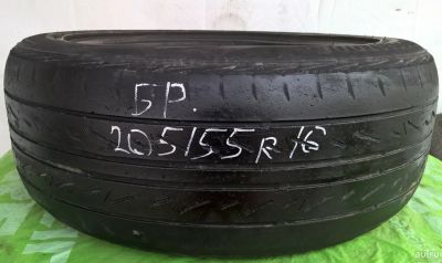 Лот: 13873558. Фото: 1. Шина 205/55 R16 205/55/16 Bridgestone... Шины