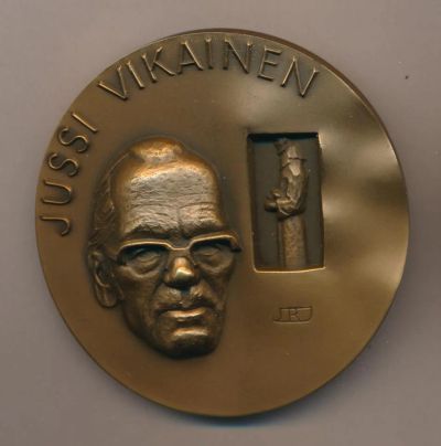 Лот: 8165918. Фото: 1. Финляндия Медаль 1980 скульптор... Сувенирные
