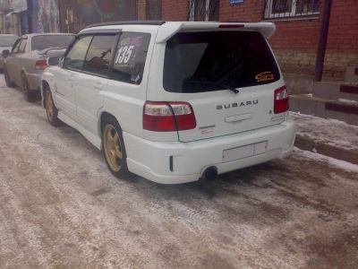 Лот: 5620670. Фото: 1. Задний бампер Sti на Subaru Forester... Детали тюнинга