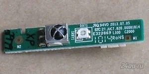 Лот: 5841621. Фото: 1. IR&led board juc7.820.00081814. Запчасти для телевизоров, видеотехники, аудиотехники