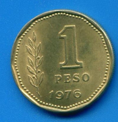 Лот: 8854949. Фото: 1. Аргентина 1 песо 1976 (с220). Америка