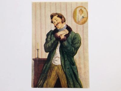 Лот: 23296463. Фото: 1. Кукрыниксы. Манилов. Н.В. Гоголь... Открытки, конверты