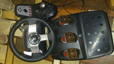 Лот: 2602813. Фото: 1. Logitech g27. Рули, джойстики