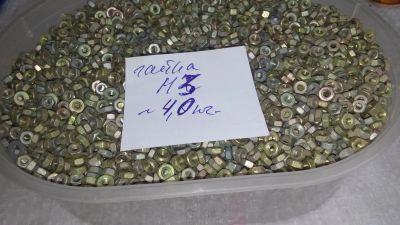 Лот: 9811644. Фото: 1. Гайка М3 под ключ 6 мм (3-8\3). Крепёж
