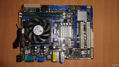 Лот: 12610311. Фото: 1. ASRock 760GM-GS3+AMD Athlon II... Комплекты запчастей