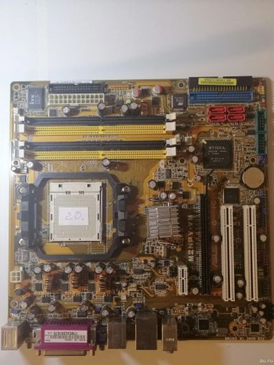 Лот: 18233037. Фото: 1. Материнская плата ASUS M2NPV-VM... Материнские платы
